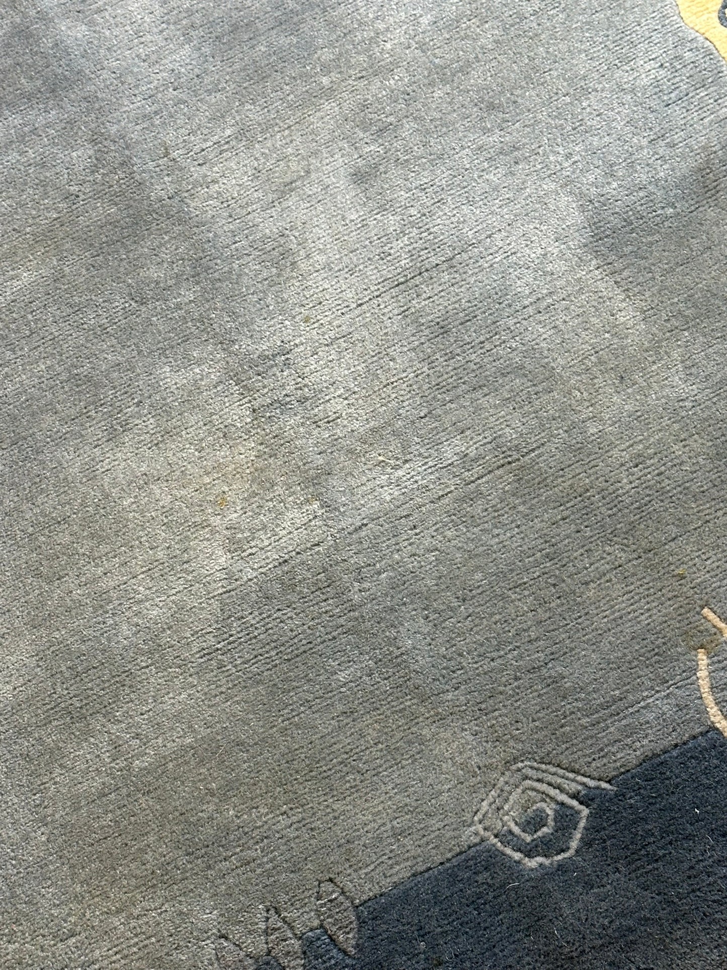 Moderner Gabbeh Teppich handgeknüpft 194x140 cm
