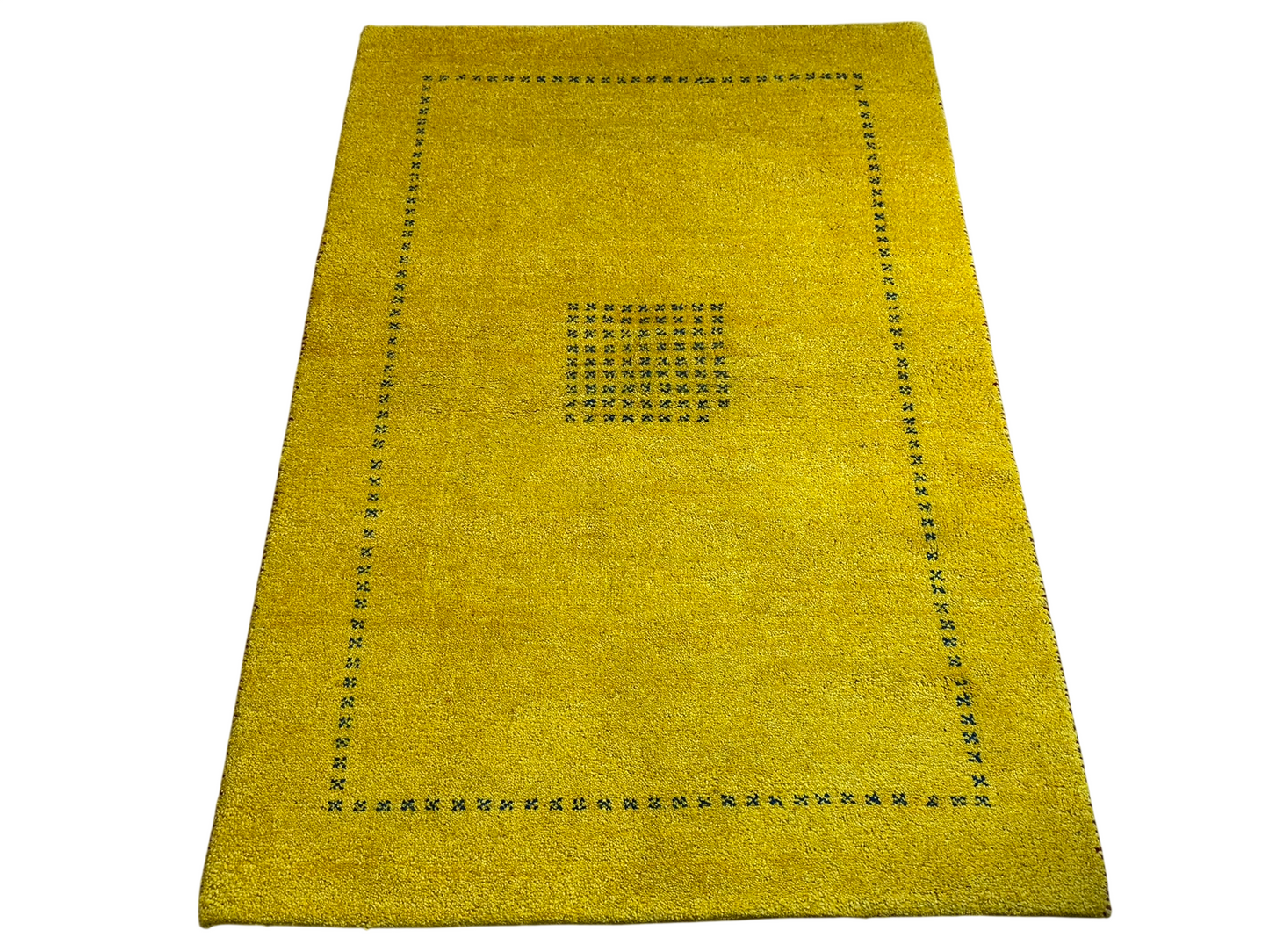 Moderner Gabbeh Teppich handgeknüpft 177x121 cm