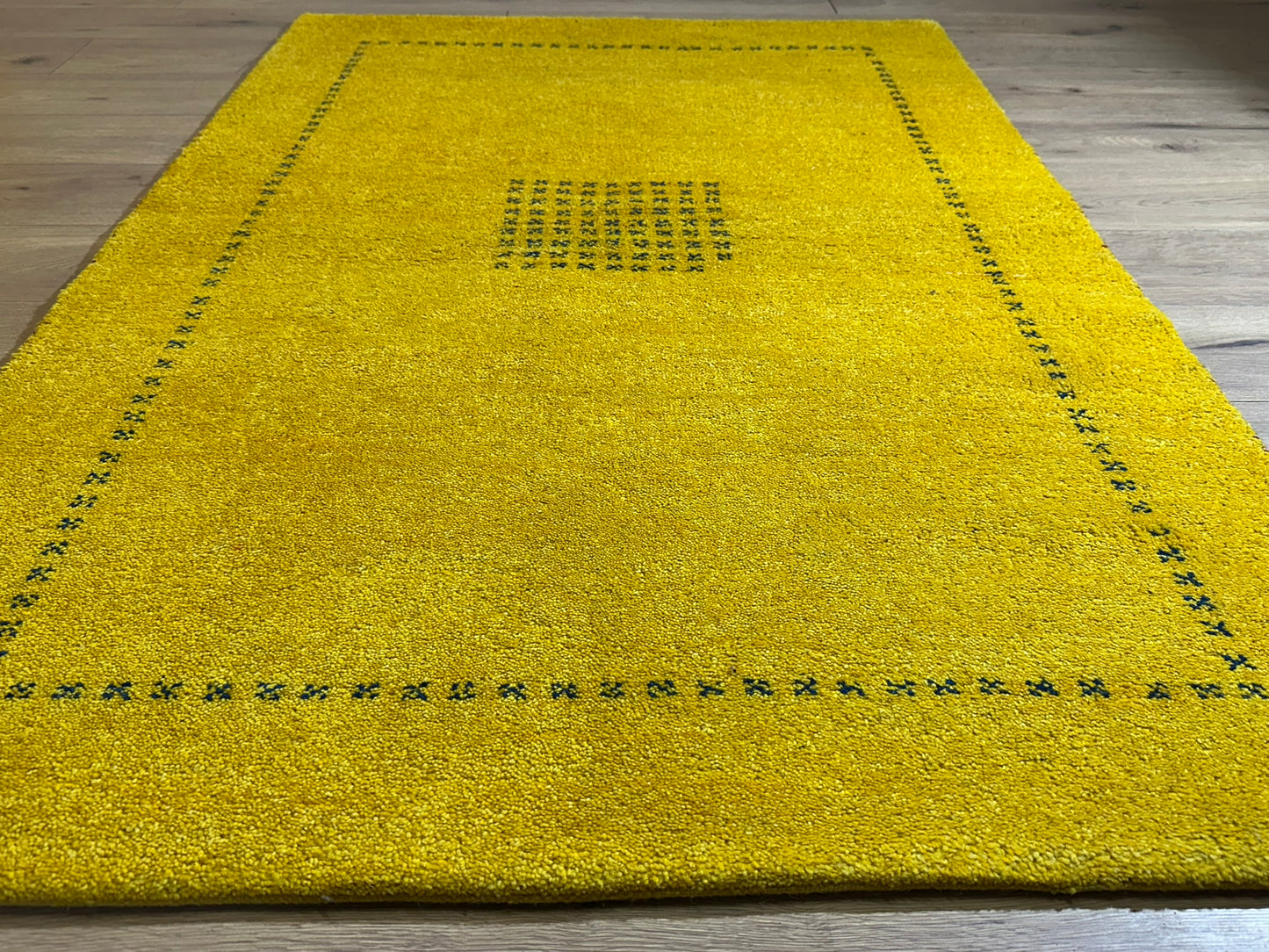 Moderner Gabbeh Teppich handgeknüpft 177x121 cm
