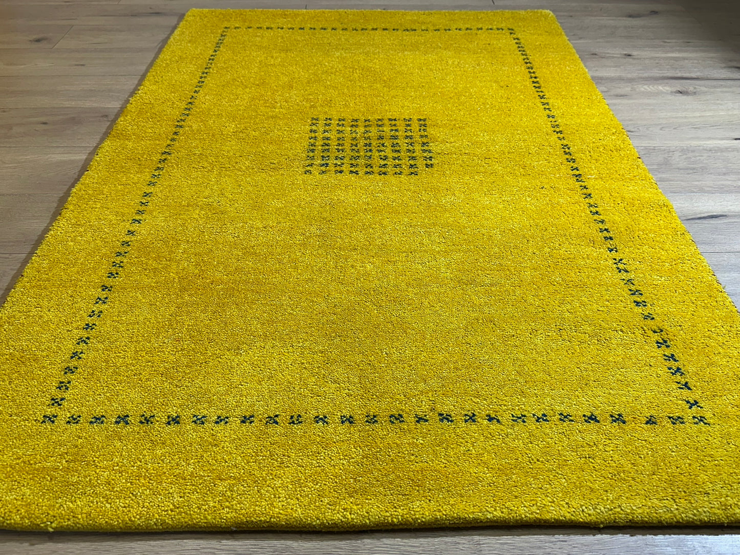 Moderner Gabbeh Teppich handgeknüpft 177x121 cm