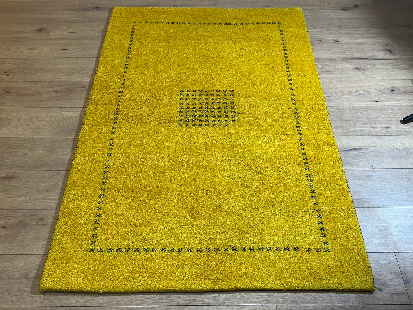 Moderner Gabbeh Teppich handgeknüpft 177x121 cm