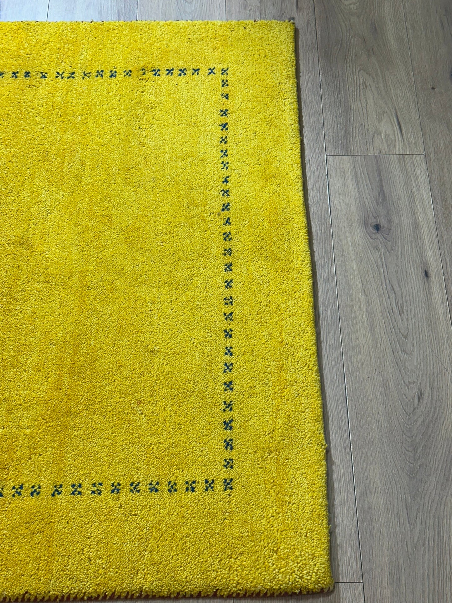 Moderner Gabbeh Teppich handgeknüpft 177x121 cm