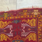 Antik Orientteppich handgeknüpft 84x55 cm  Uschak Muster naturfarben