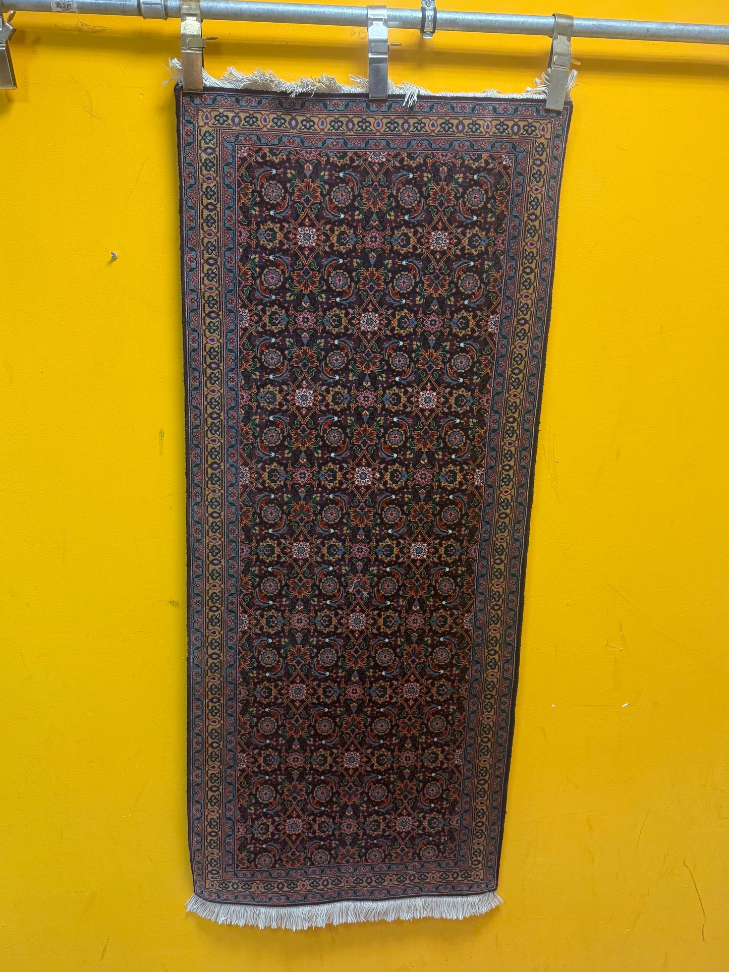 Perser Teppich Tabriz Handgeknüpft aus Korkwolle Seide 150x64 cm