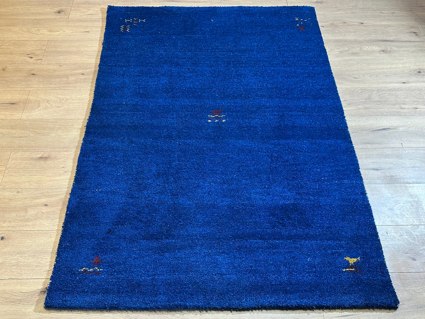 Moderner Gabbeh Teppich handgeknüpft 180x120 cm