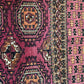 Antik Orientteppich handgeknüpft 120x88 cm Jomut Buchara naturfarben