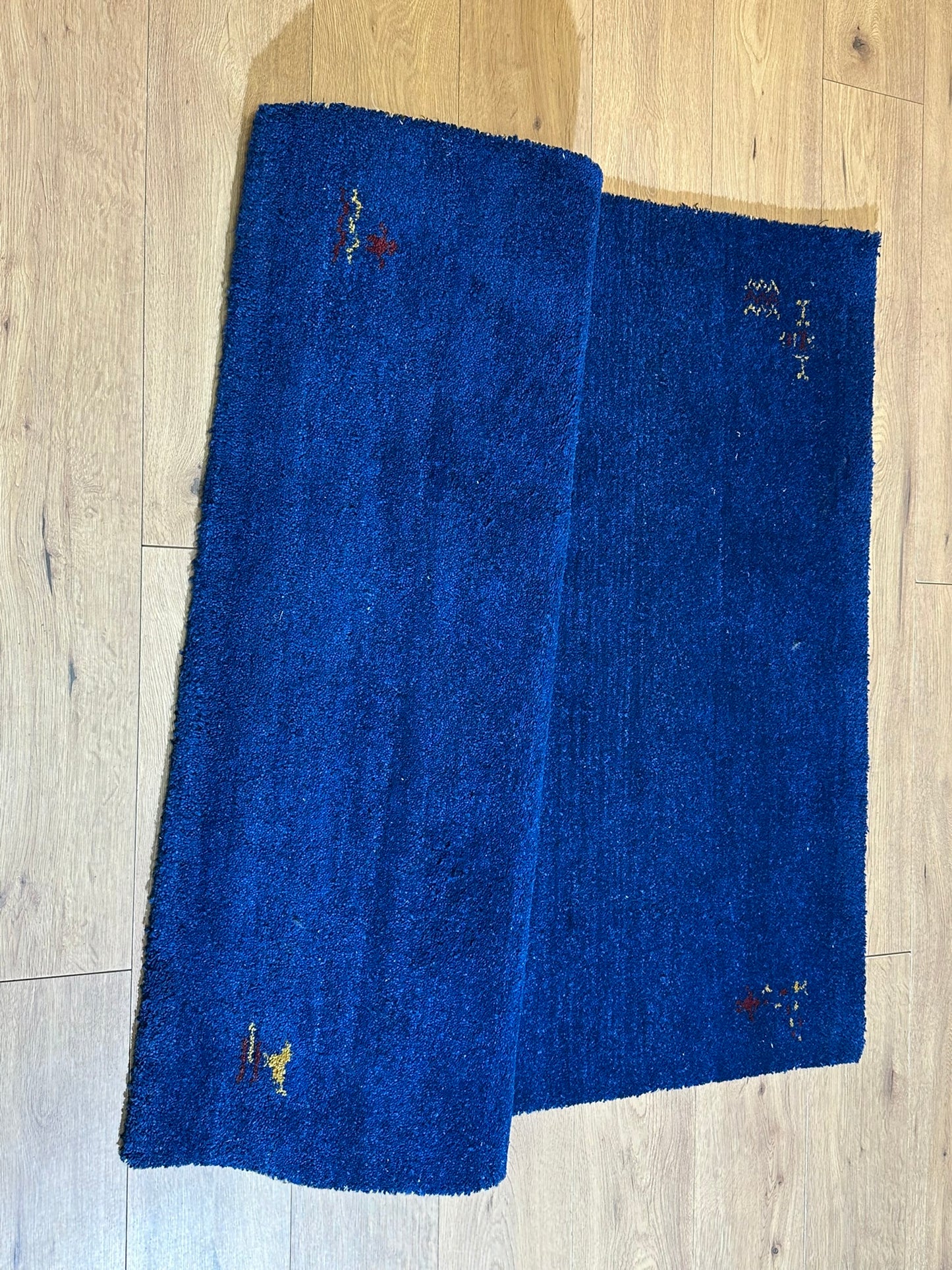 Moderner Gabbeh Teppich handgeknüpft 180x120 cm