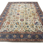 Antik Orientteppich handgeknüpft 420x310 cm Täbriz Jugendstil Naturfarben