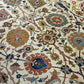 Antik Orientteppich handgeknüpft 420x310 cm Täbriz Jugendstil Naturfarben