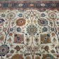 Antik Orientteppich handgeknüpft 420x310 cm Täbriz Jugendstil Naturfarben