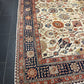 Antik Orientteppich handgeknüpft 420x310 cm Täbriz Jugendstil Naturfarben