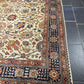 Antik Orientteppich handgeknüpft 420x310 cm Täbriz Jugendstil Naturfarben