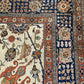 Antik Orientteppich handgeknüpft 420x310 cm Täbriz Jugendstil Naturfarben