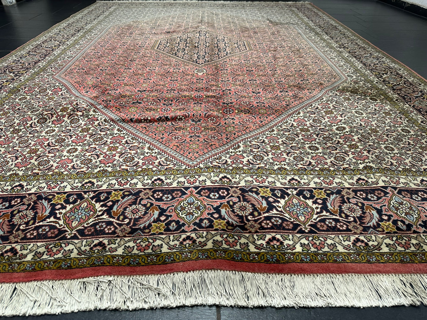 Orientteppich handgeknüpft Bidjar 355x245 cm