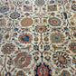 Antik Orientteppich handgeknüpft 420x310 cm Täbriz Jugendstil Naturfarben