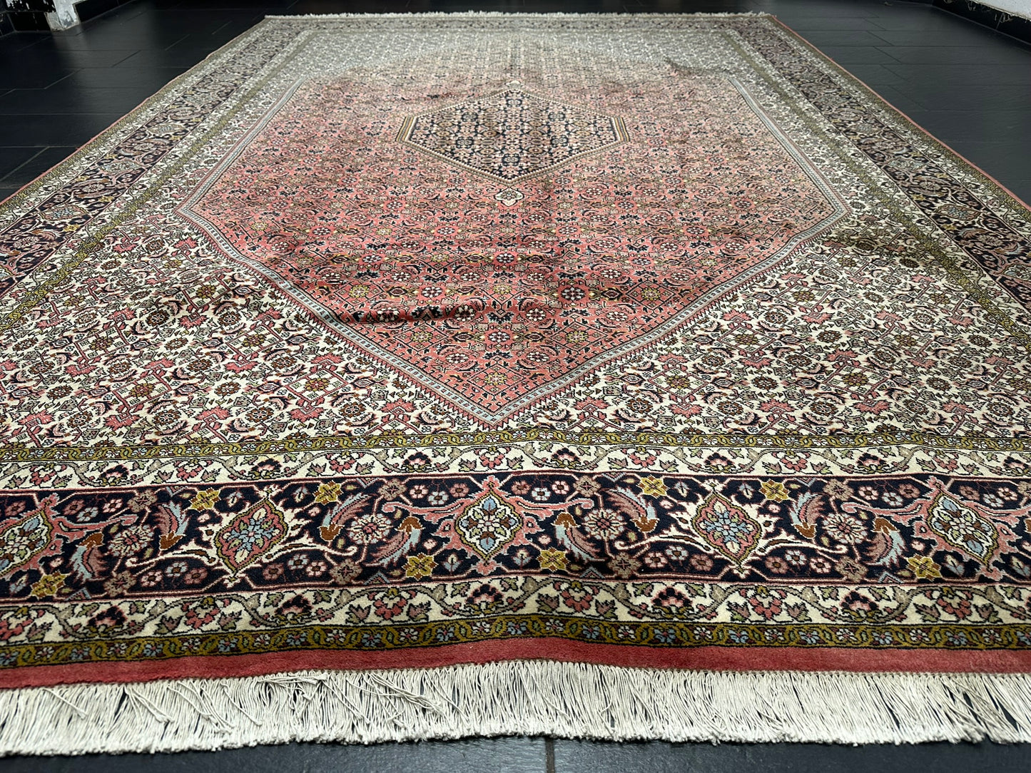 Orientteppich handgeknüpft Bidjar 355x245 cm