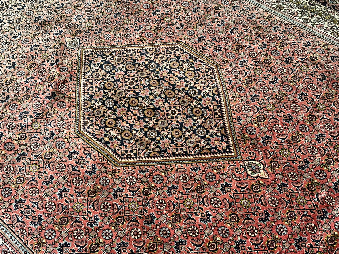 Orientteppich handgeknüpft Bidjar 355x245 cm