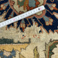 Antik Orientteppich handgeknüpft 420x310 cm Täbriz Jugendstil Naturfarben