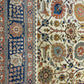 Antik Orientteppich handgeknüpft 420x310 cm Täbriz Jugendstil Naturfarben
