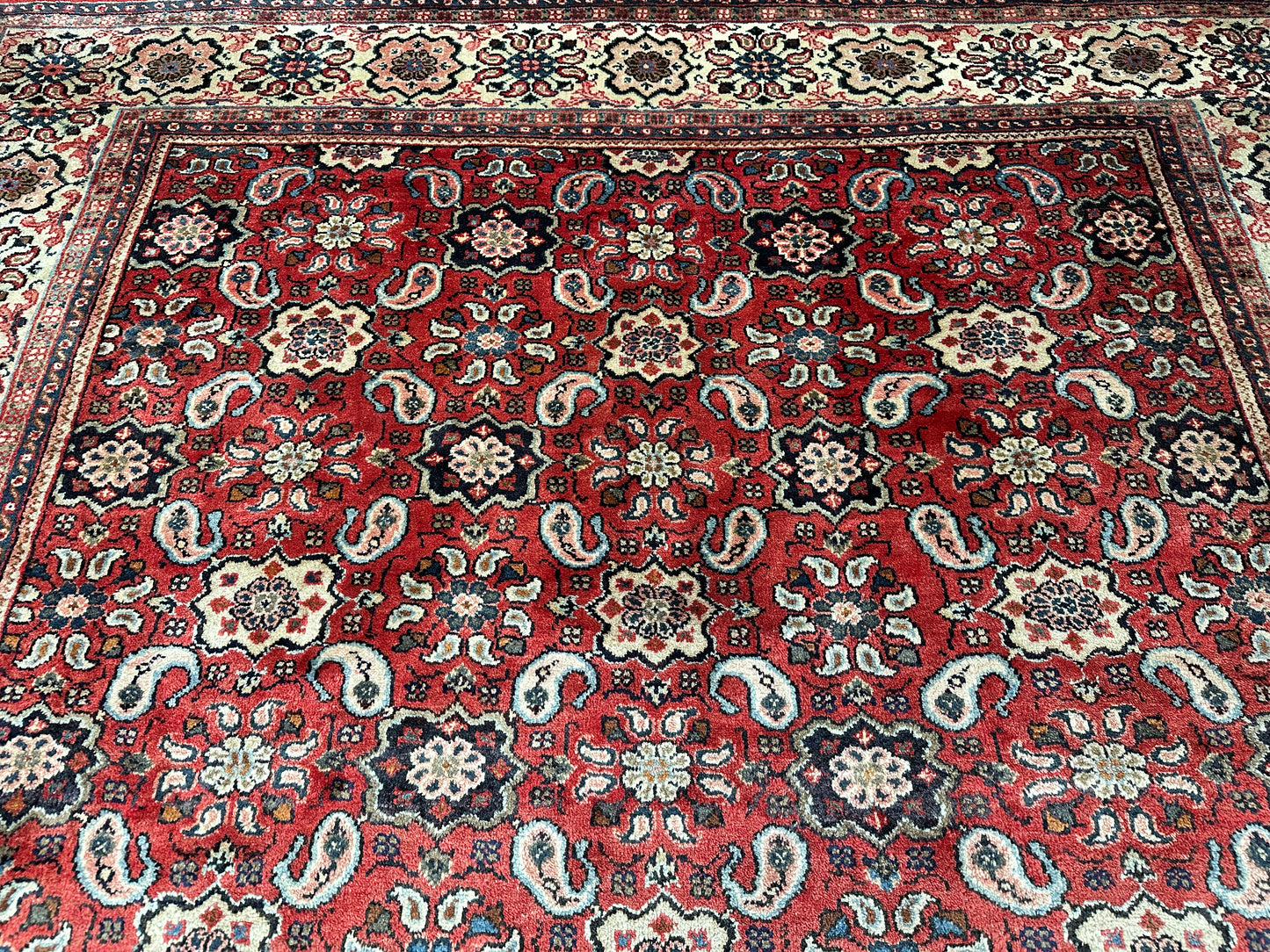 Handgeknüpfter Perser Orientteppich - Sarouck Mahal, Ziegler Motive, 360x280 cm