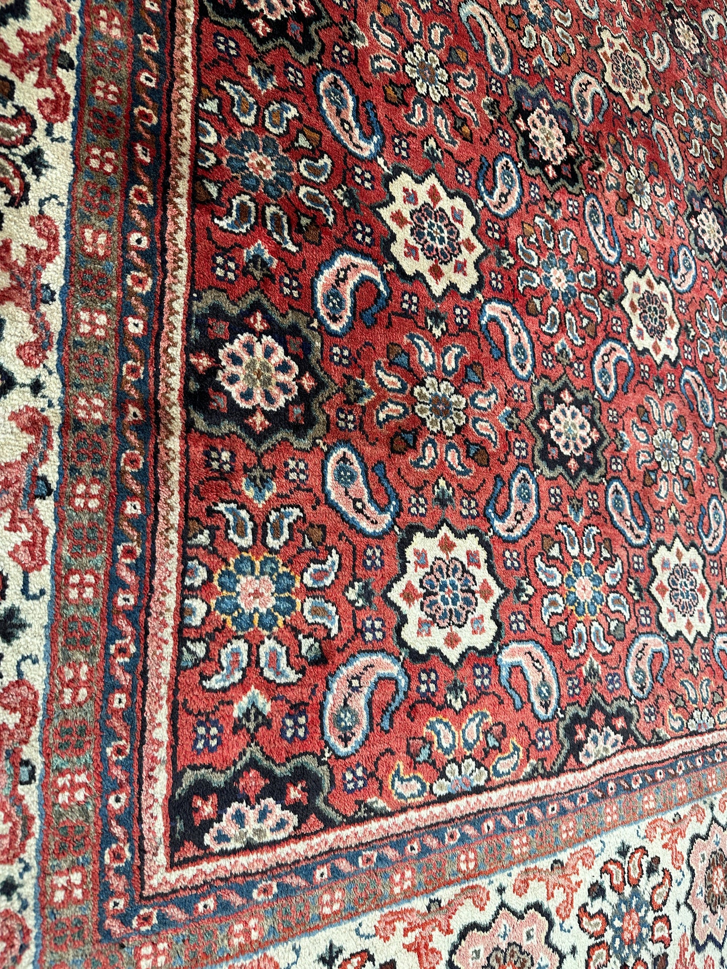 Handgeknüpfter Perser Orientteppich - Sarouck Mahal, Ziegler Motive, 360x280 cm