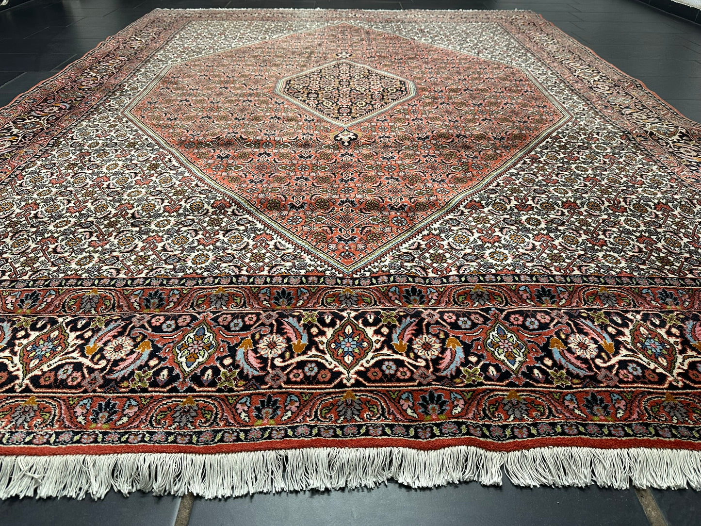 Orientteppich handgeknüpft Bidjar Beste Wolle  345x250 cm