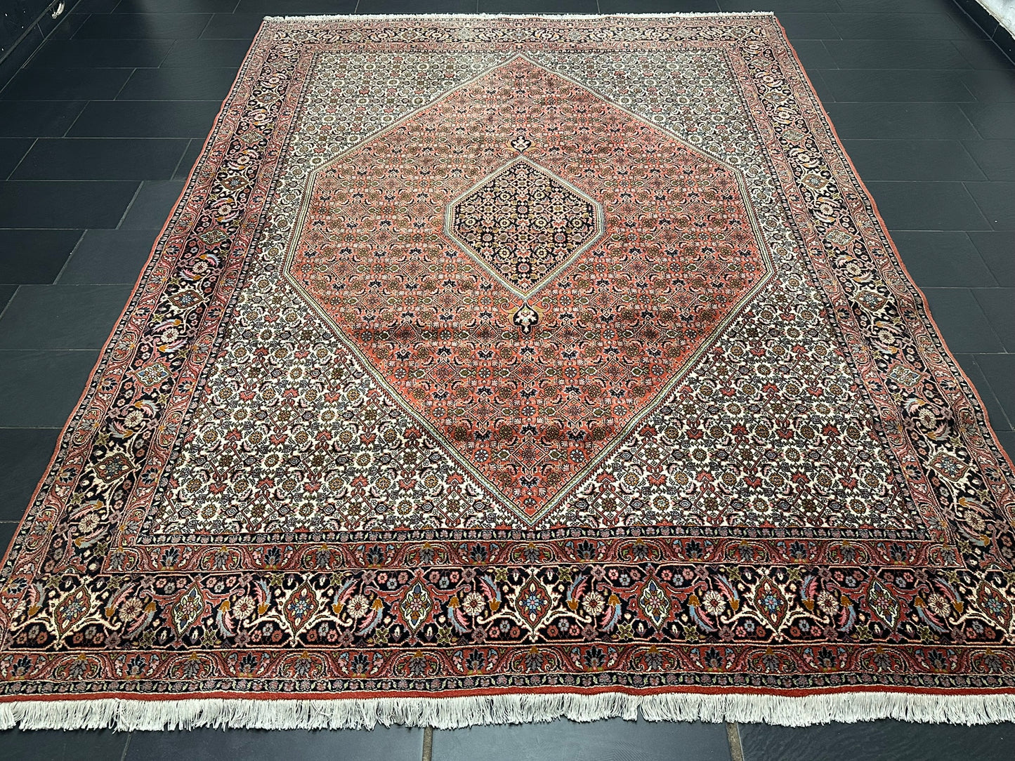 Orientteppich handgeknüpft Bidjar Beste Wolle  345x250 cm