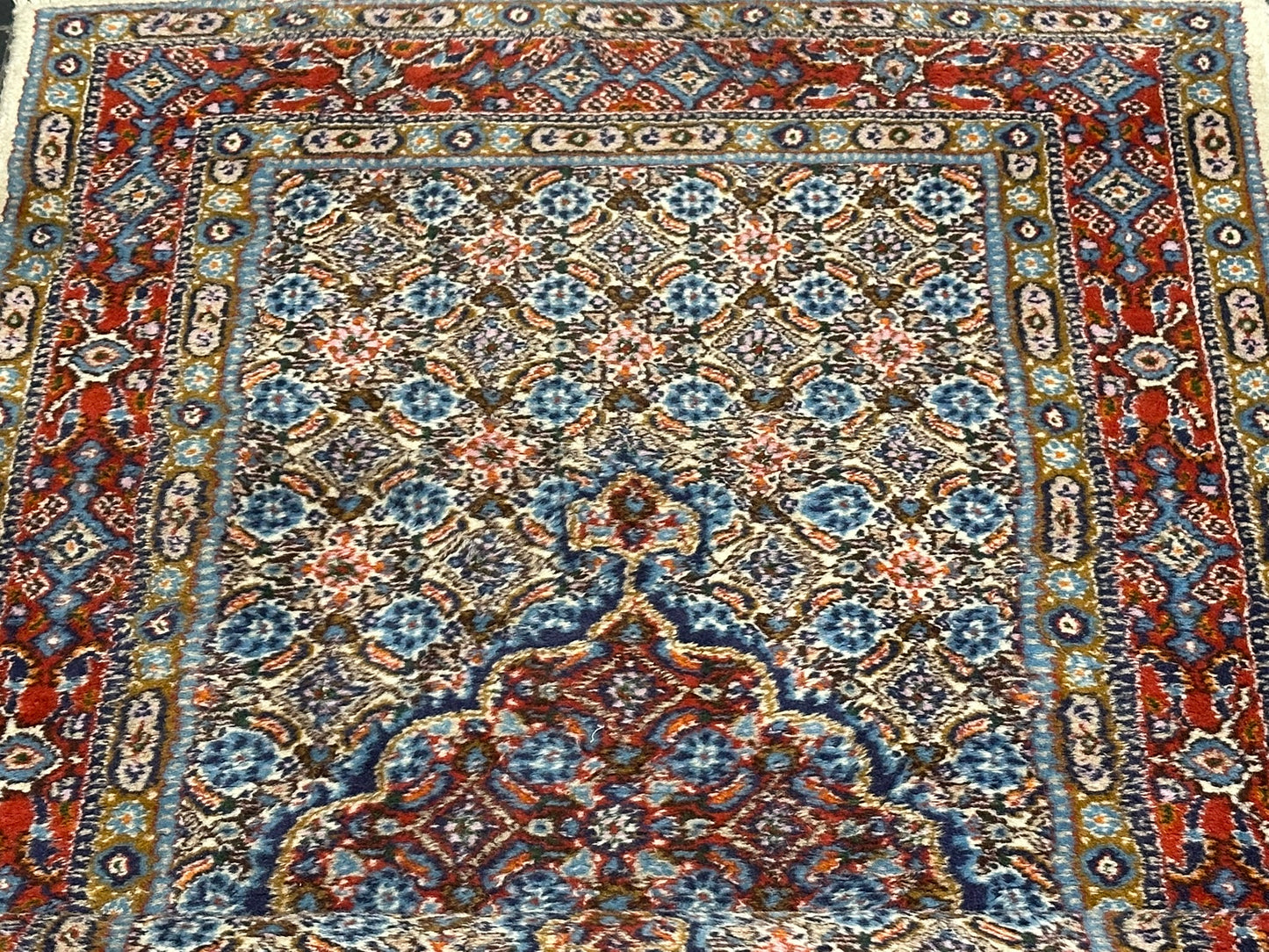 Orientteppich handgeknüpft 500x80 cm Moud Läufer