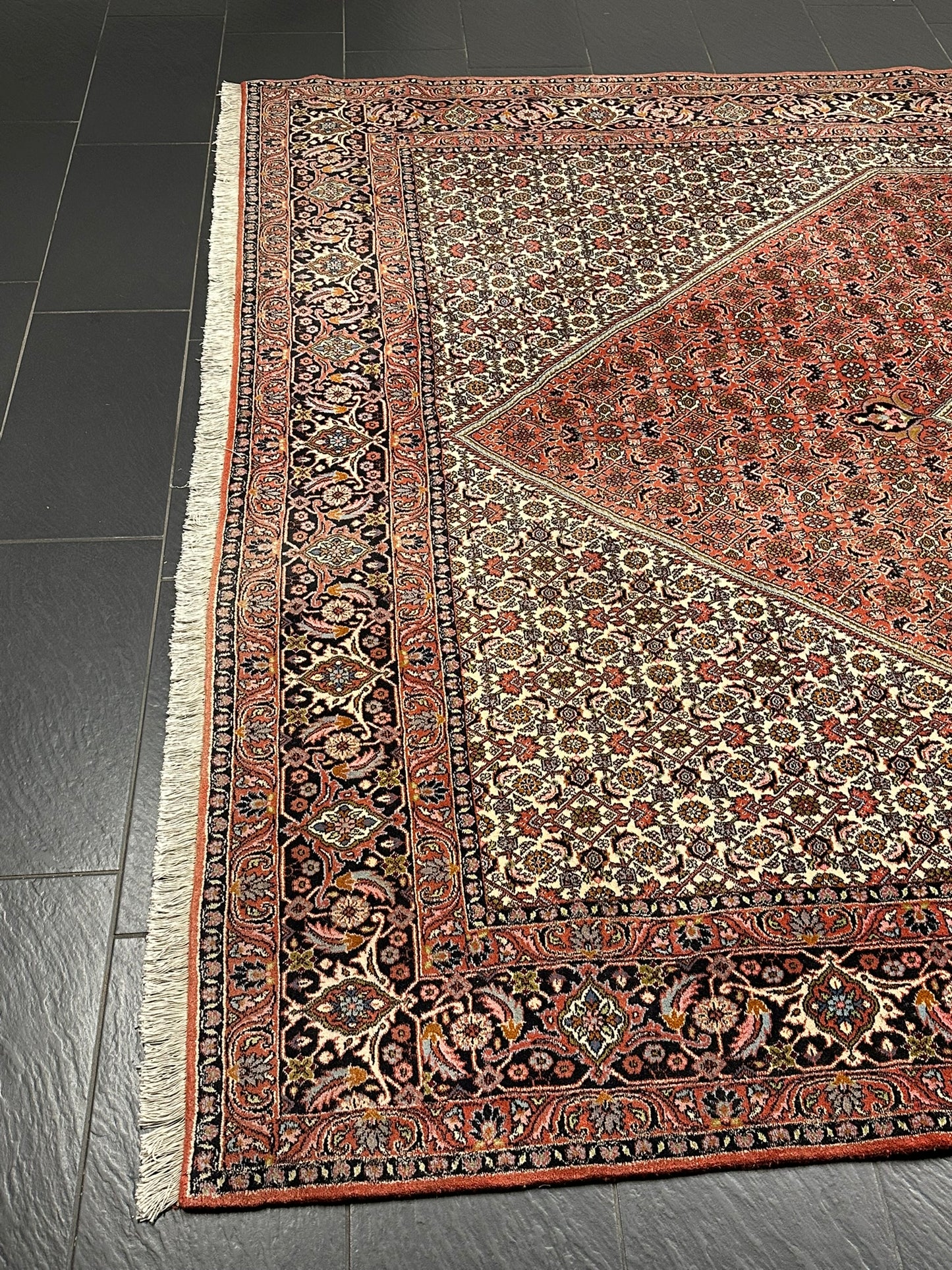 Orientteppich handgeknüpft Bidjar Beste Wolle  345x250 cm