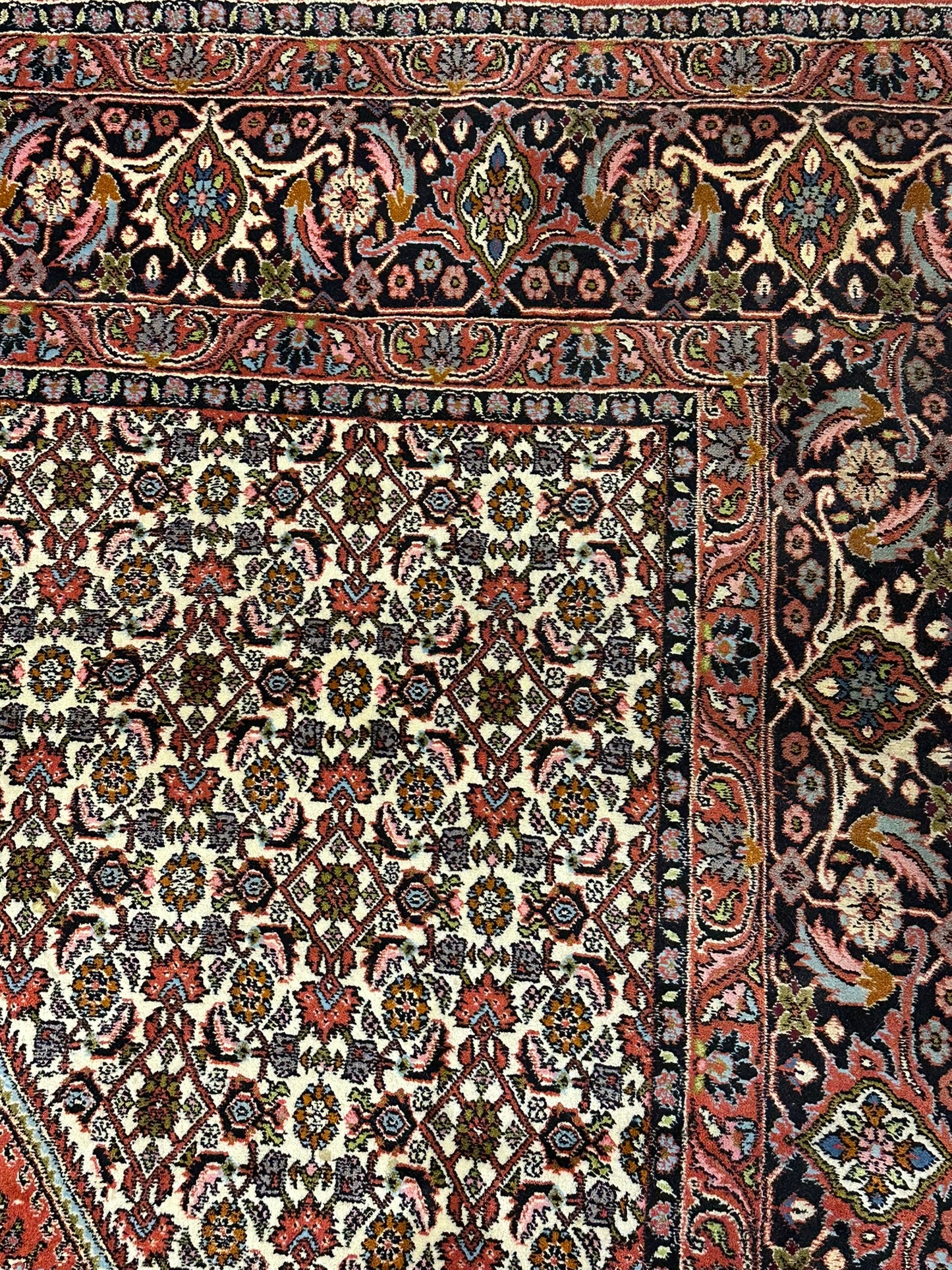 Orientteppich handgeknüpft Bidjar Beste Wolle  345x250 cm