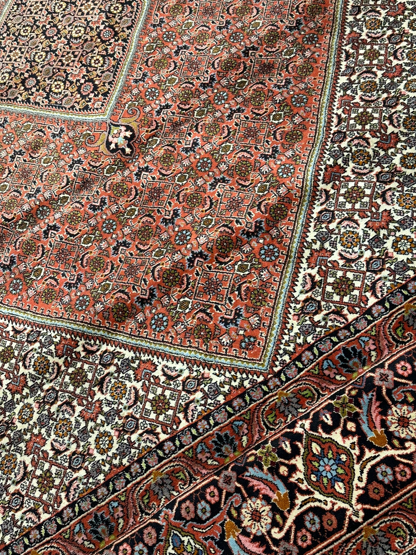 Orientteppich handgeknüpft Bidjar Beste Wolle  345x250 cm