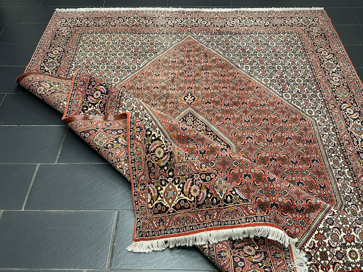 Orientteppich handgeknüpft Bidjar Beste Wolle  345x250 cm