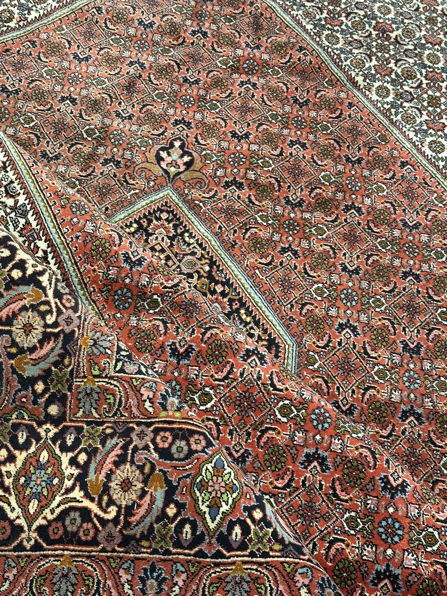 Orientteppich handgeknüpft Bidjar Beste Wolle  345x250 cm