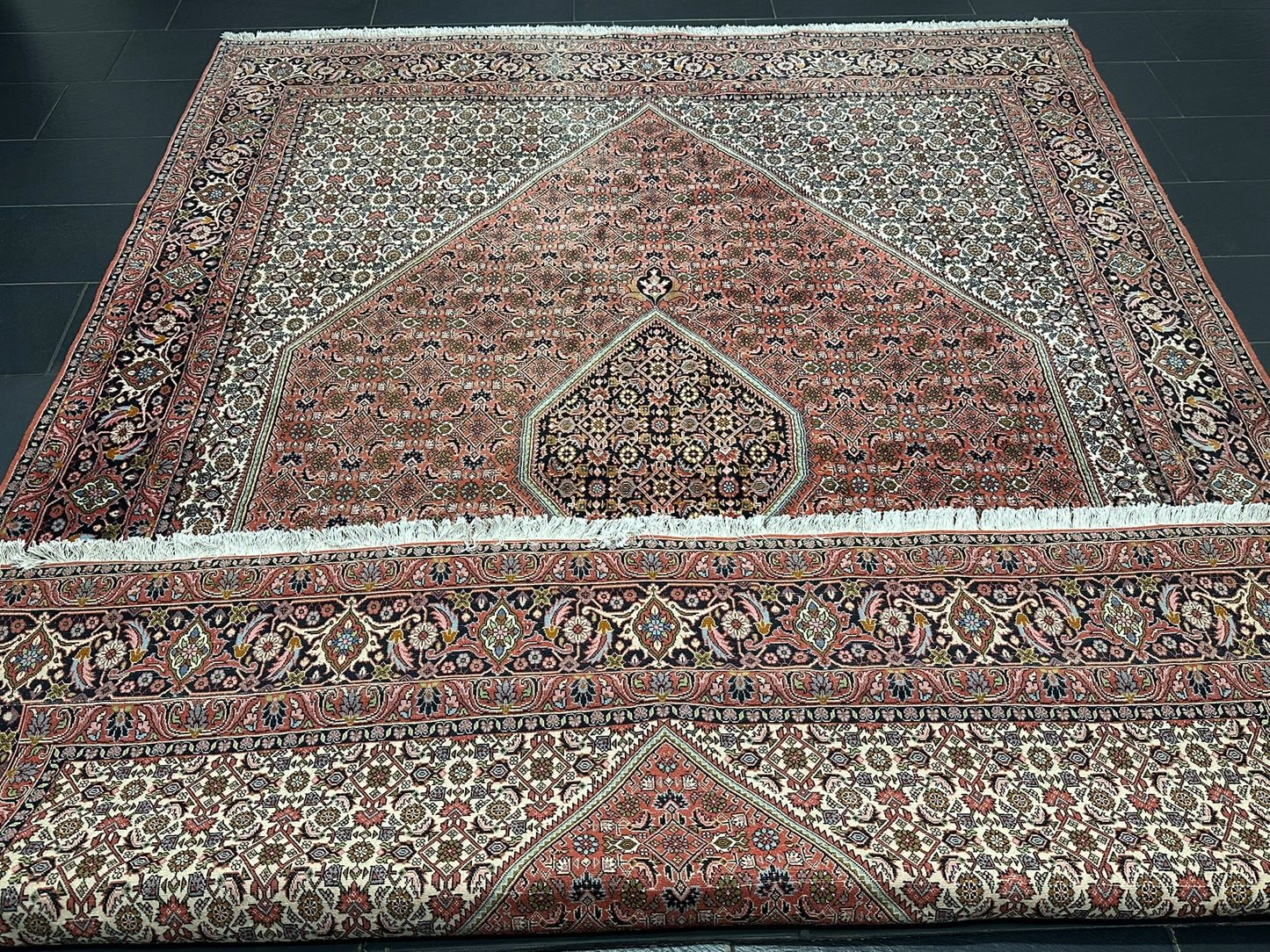 Orientteppich handgeknüpft Bidjar Beste Wolle  345x250 cm