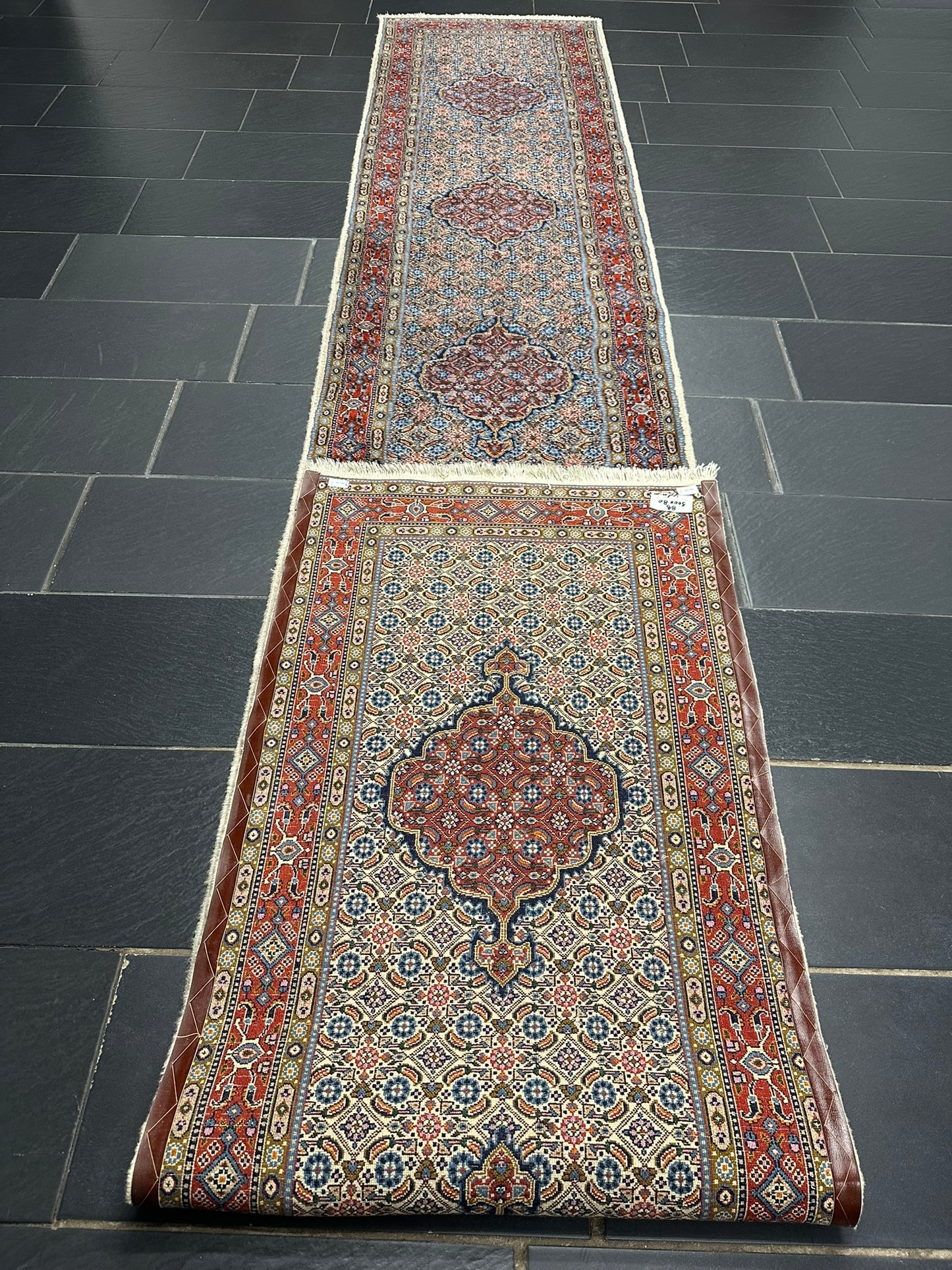 Orientteppich handgeknüpft 500x80 cm Moud Läufer