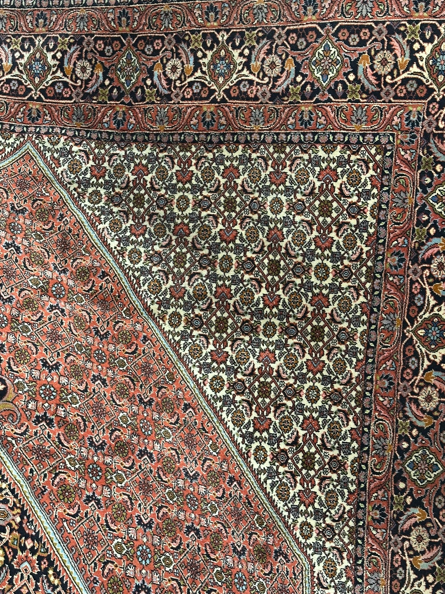 Orientteppich handgeknüpft Bidjar Beste Wolle  345x250 cm