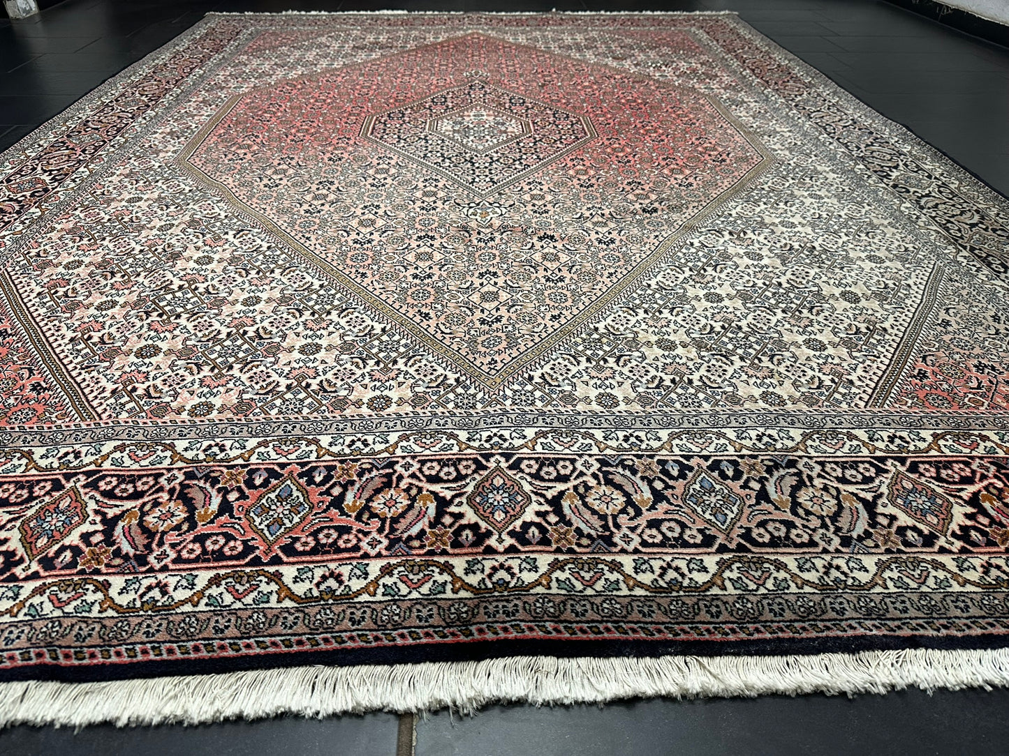 Orientteppich handgeknüpft Bidjar Beste wolle 355x250 cm