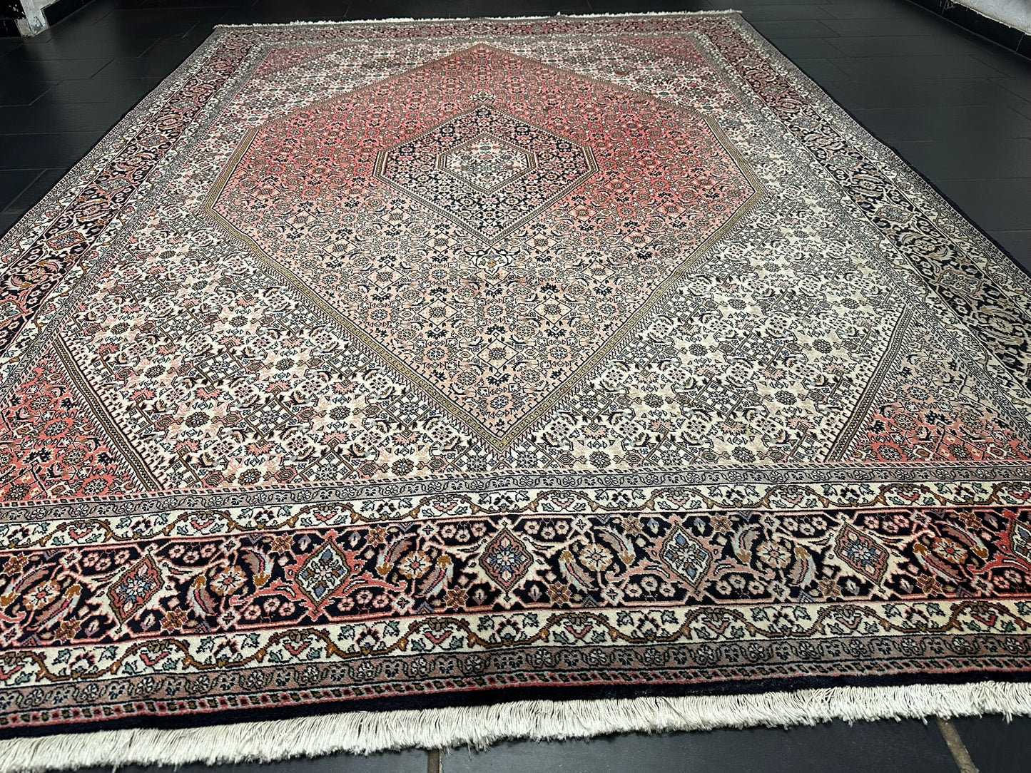 Orientteppich handgeknüpft Bidjar Beste wolle 355x250 cm