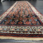 Antik Orientteppich handgeknüpft 390x103 cm Malayer Läufer naturfarben