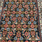 Antik Orientteppich handgeknüpft 390x103 cm Malayer Läufer naturfarben