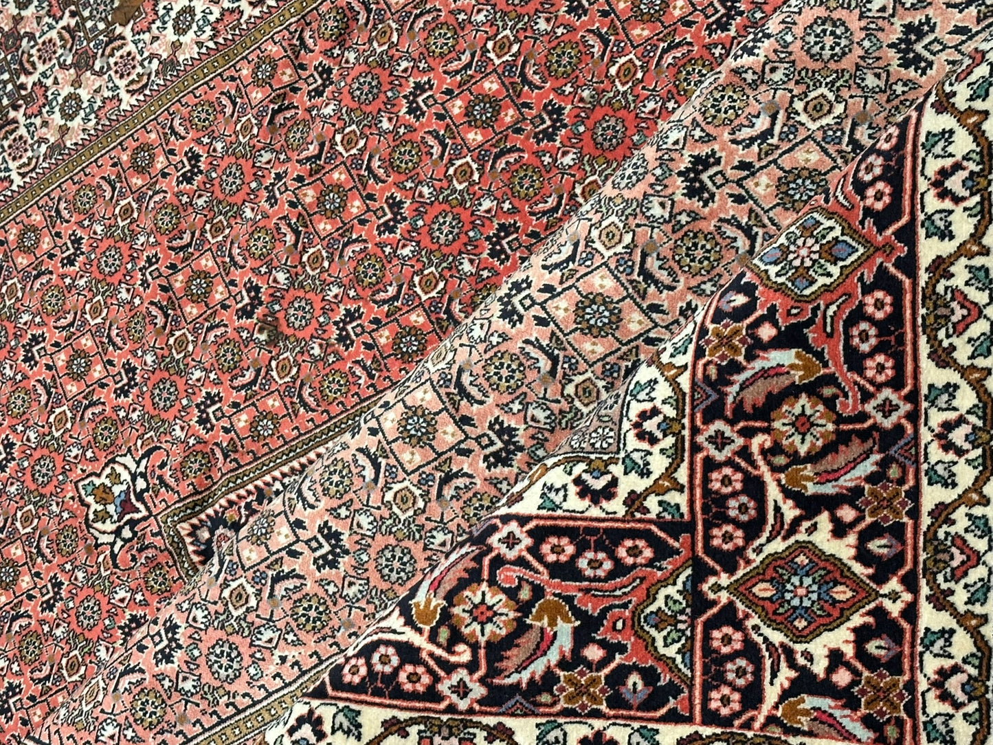 Orientteppich handgeknüpft Bidjar Beste wolle 355x250 cm