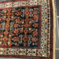 Antik Orientteppich handgeknüpft 390x103 cm Malayer Läufer naturfarben