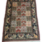 Orientteppich handgeknüpft selten antiker feiner felder bidjar top  174x125 cm