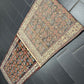 Antik Orientteppich handgeknüpft 390x103 cm Malayer Läufer naturfarben