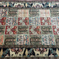 Orientteppich handgeknüpft selten antiker feiner felder bidjar top  174x125 cm
