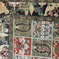 Orientteppich handgeknüpft selten antiker feiner felder bidjar top  174x125 cm