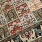 Orientteppich handgeknüpft selten antiker feiner felder bidjar top  174x125 cm