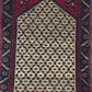 Orientteppich handgeknüpft 407x102 cm Hamadan Läufer
