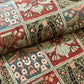 Orientteppich handgeknüpft selten antiker feiner felder bidjar top  174x125 cm