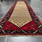 Orientteppich handgeknüpft 407x102 cm Hamadan Läufer